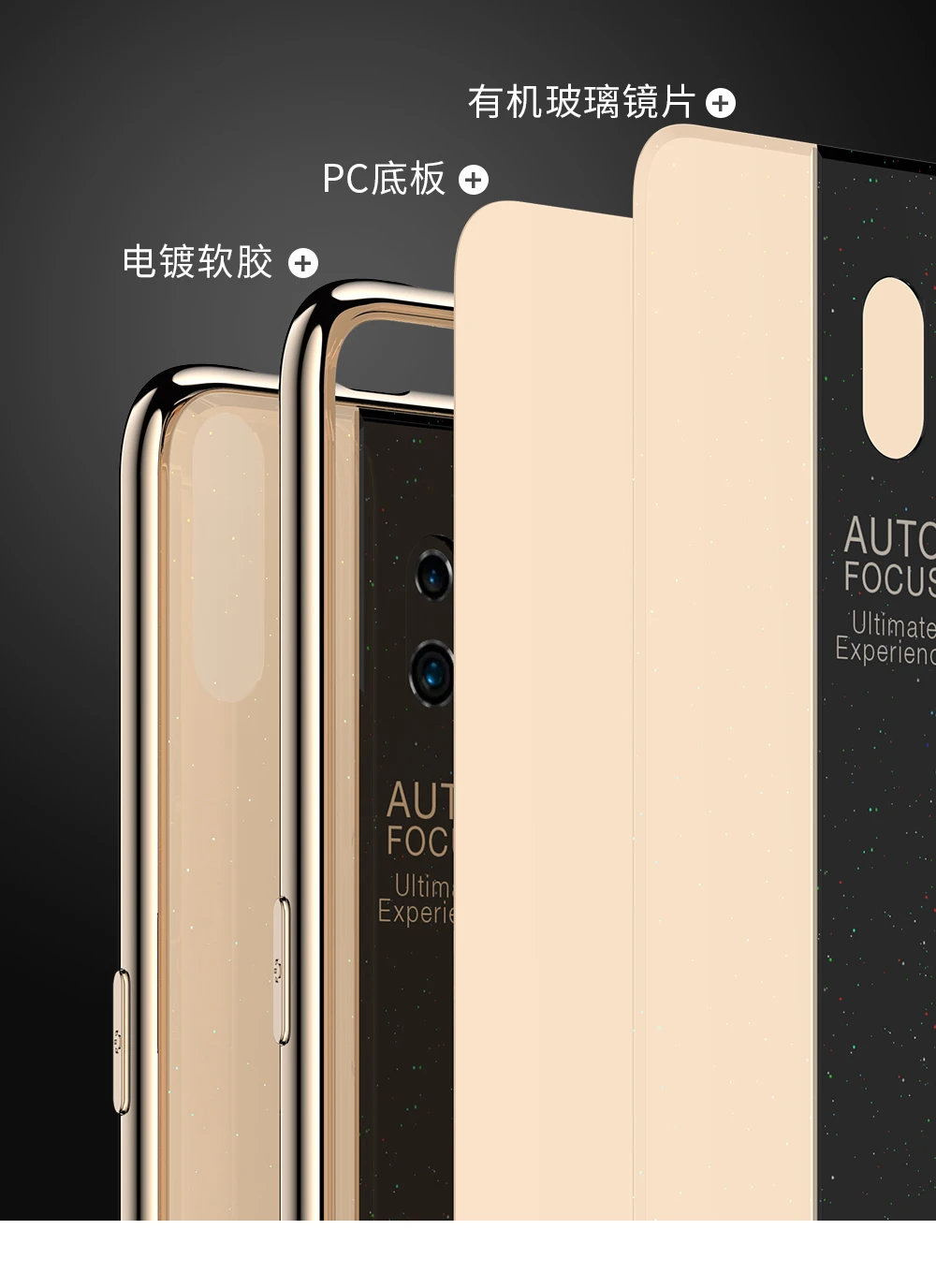 Высококачественный защитный чехол для Oppo Рено чехол роскошный модный чехол КРЫШКА ДЛЯ автомобилей Рено 10x зум чехол из ТПУ+ акрил Противоударная защита корпуса для телефона, аксессуары(XS0319