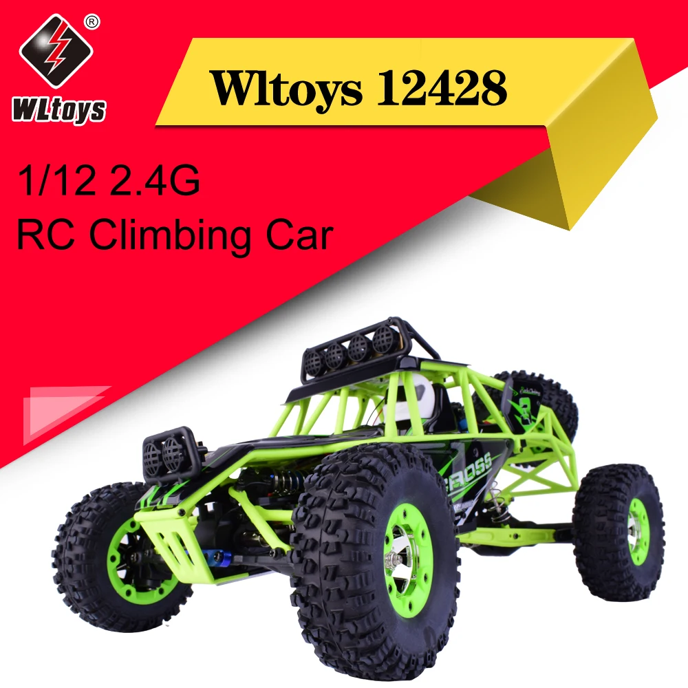 Wltoys 12428 игрушки для скалолазания 1/12 Масштаб 2 4G 4WD автомобиль с дистанционным