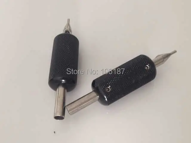 2 шт. черные патроны для тату-машинки из алюминиевого сплава ручки с насадками