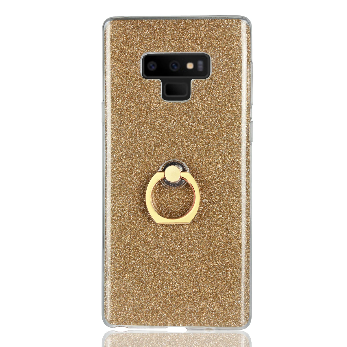 Чехол для samsung Galaxy Note 3 4 5 8 9 кольцо держатель Блестящий Мягкий ТПУ Coque чехол