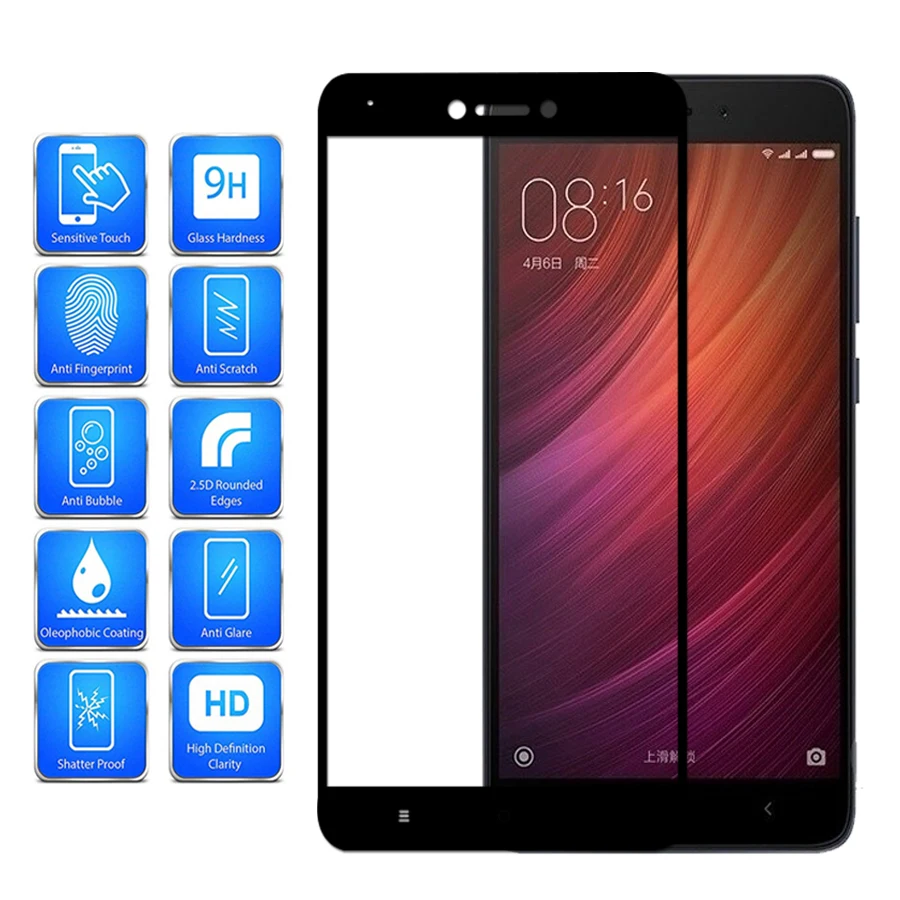 Защитное стекло закаленное для xiaomi redmi note 4x4 x|Защитные стёкла и плёнки телефонов| |