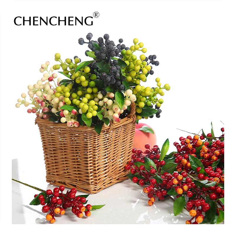 CHENCHENG 11 шт./лот искусственные растения ягоды ветки фрукты для реквизит