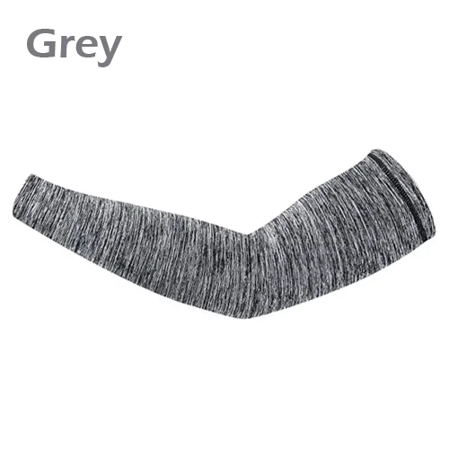 Grey Arm Sleeve Arm Sleeves Cycling Armgurad UV Protection Arm Warmers Cycling outfits Driving Fishing Arms Sleeves MTB Road Bike Arms Covers - Color: Grey Arm Sleeve