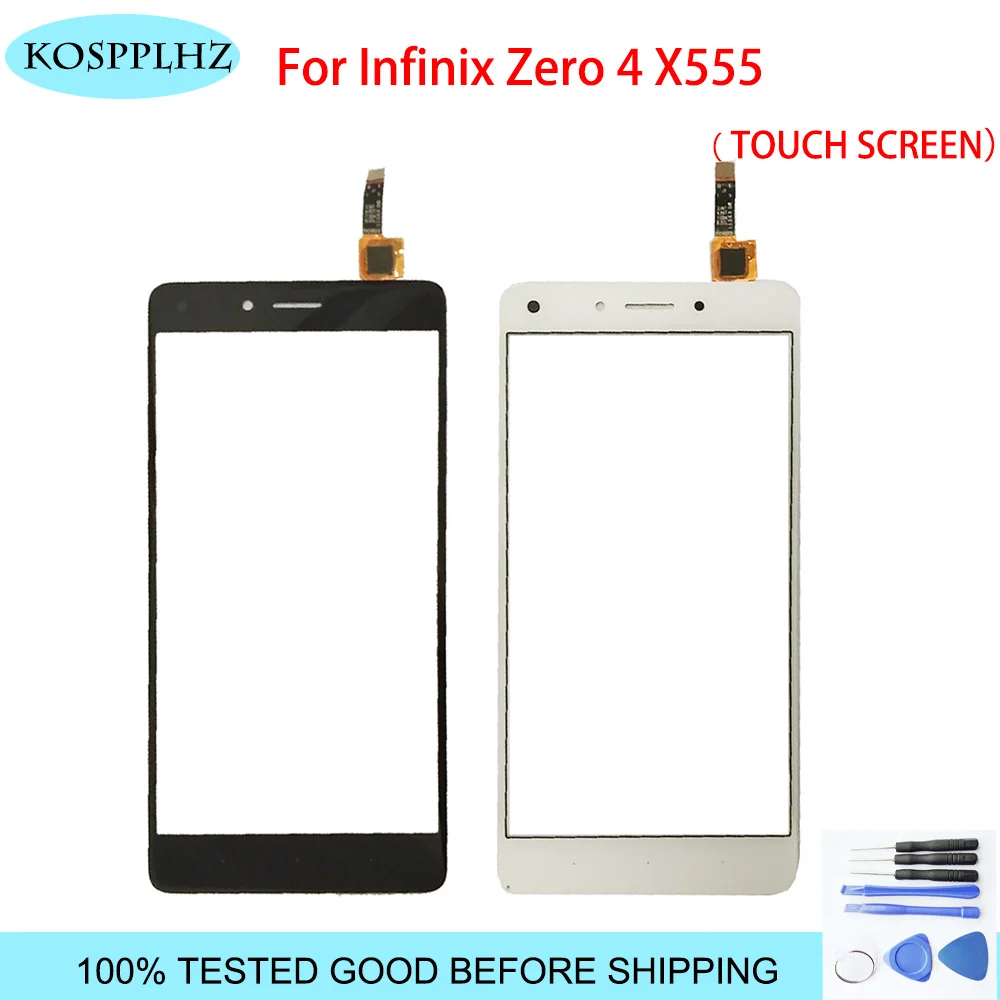Черный/белый 5 дюймов переднее внешнее стекло для INFINIX ZERO 4X555 сенсорный экран