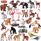 Oenux Kawaill имитация миниатюрных животных модель фигурки диких животных Птицы ПВХ ремесло украшения фигурки игрушки для детей
