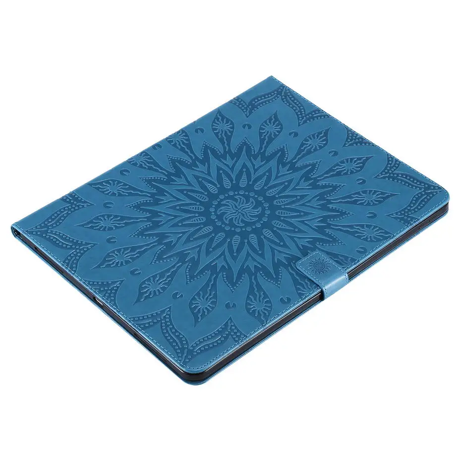 Для iPad Pro 12,9 дюйма релиз чехол 3D Подсолнух тисненый модный флип-чехол Подставка для A1870 A1895 a1983a2014 funda+ пленка