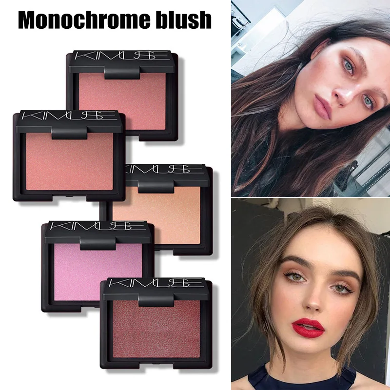 Запеченный Макияж Румяна Изысканная долговечная мини Косметика Красота с