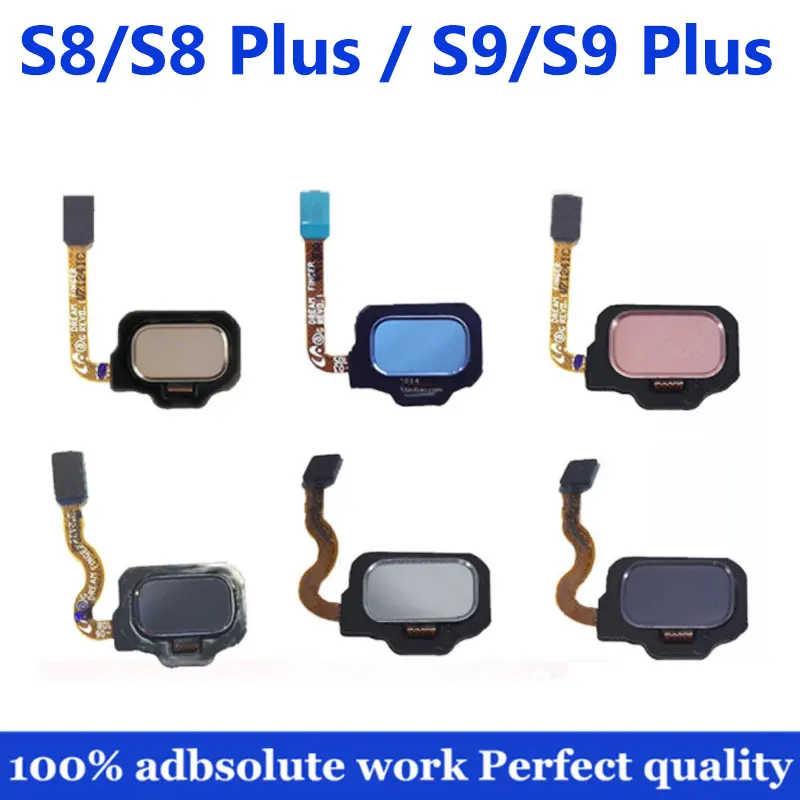 

10pcs For Samsung S8 G950F S8 Plus G950F S9 G960F S9 Plus G965F Touch ID Fingerprint Sensor Home Menu Button Flex Cable Ribbon