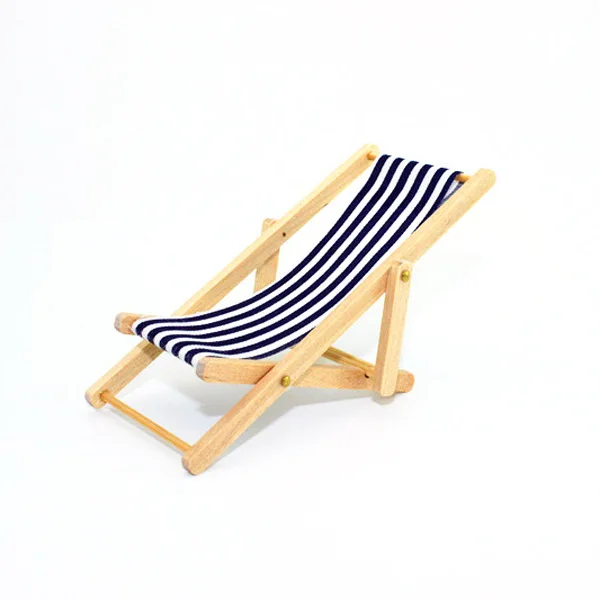 Шезлонг-стул 1:12 Пляжное мини-кресло пляжный шезлонг миниатюрные стулья для RC