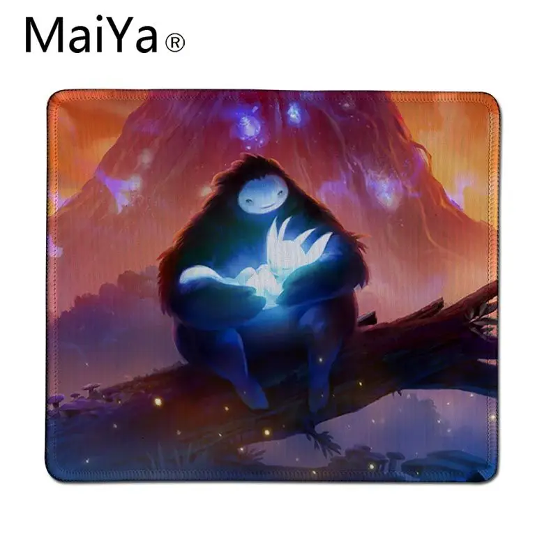 Lock Edge18x22cm Maiya винтажный крутой ori и слепой лес геймерский скоростной маленький резиновый коврик для мыши большой коврик для мыши клавиатуры коврик - Цвет: Lock Edge18x22cm