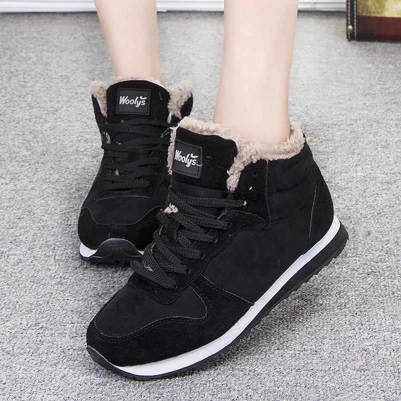 

Women Shoes Winter Women Flats Plus Size 35-46 Unisex Lovers Winter Shoes Woman Causal Chaussures Femme Winter Sneakers Female