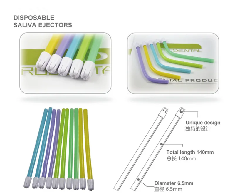 100 шт./упак. множество цветов Лидер продаж одноразовые стоматологические