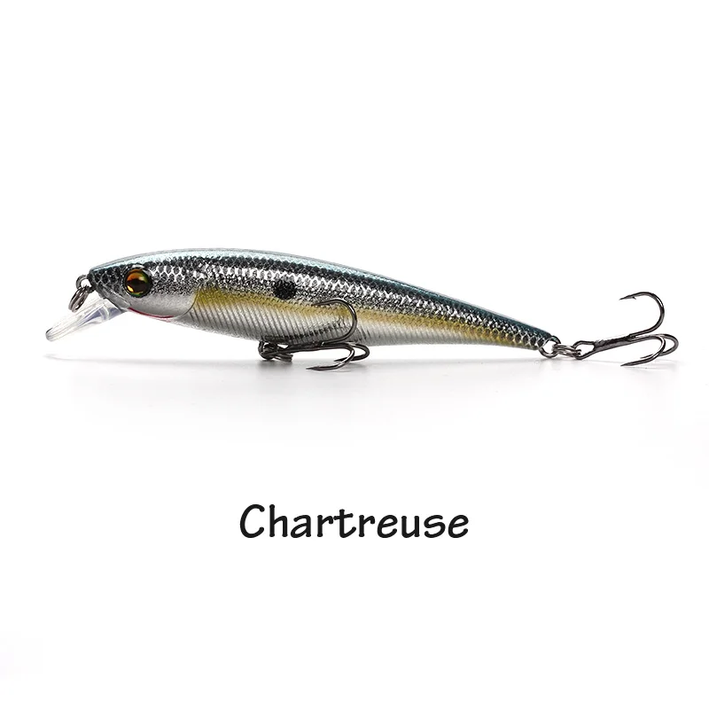 Chartreuse Banshee 90 мм 10 г Джеркбейт подвесной Воблер для щуки искусственная приманка Джеркбейт Черный Гольян рыболовные приманки плавающий Жесткий Бас - Цвет: Chartreuse