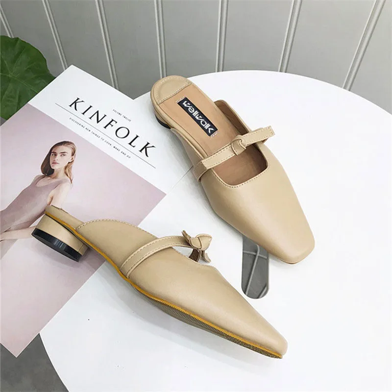 Wellwalk шлёпки с закрытыми пальцами женские сабо модная обувь весенние Шлепанцы