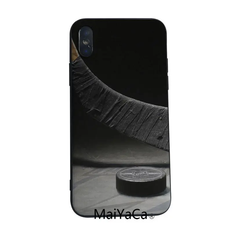 Спортивные хоккейные Чехлы MaiYaCa для мобильных телефонов чехлы iphone 5 5s SE 6s 6plus 7 8plus 8