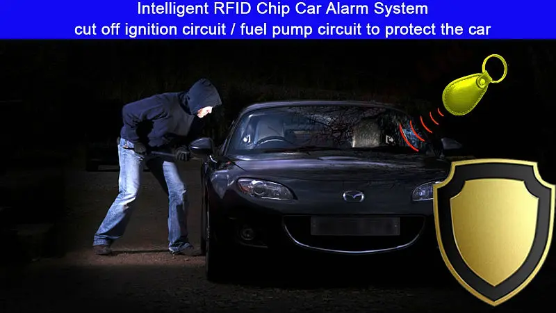 Совершенно новая бесплатная доставка 12 напряжение Противоугонная автомобильная