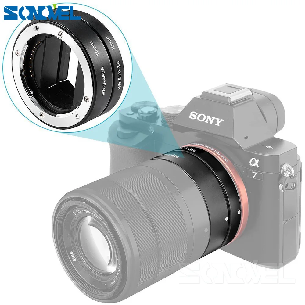 Meike MK S AF3A металлическая Макросъемка с автофокусом 10 мм 16 для Sony беззеркальная a6300