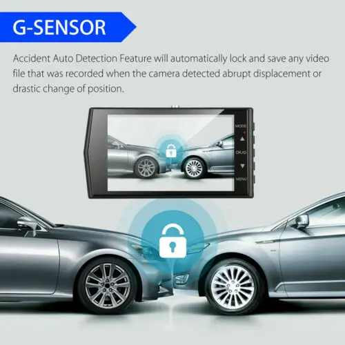 4 дюймовый 1080HD Автомобильный видеорегистратор с сенсорным экраном камера видео