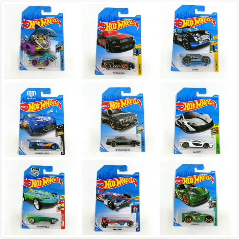 Горячие колеса 1: 64 спортивный автомобиль 2018 металлический материал тело