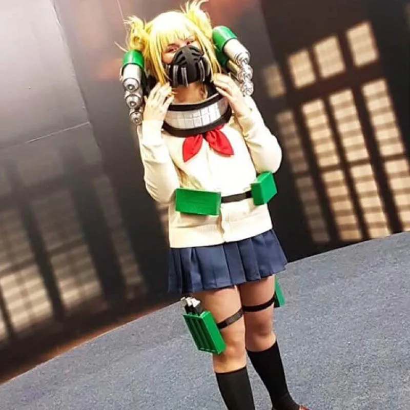 Coshome мой герой Academia Boku без героя Akademia Himiko Toga парики Косплей Pops аксессуары с
