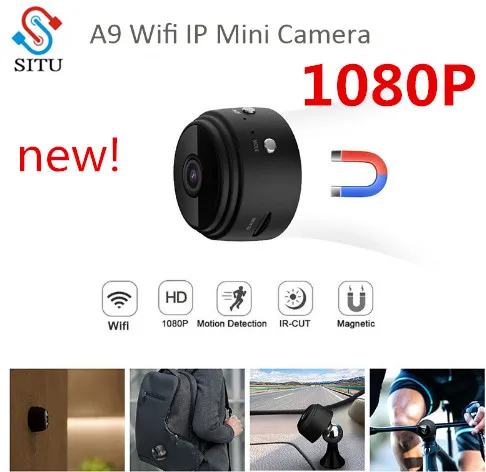 A9 Full HD 1080P Мини Wifi камера инфракрасное ночное видение микро беспроводная IP P2P мини