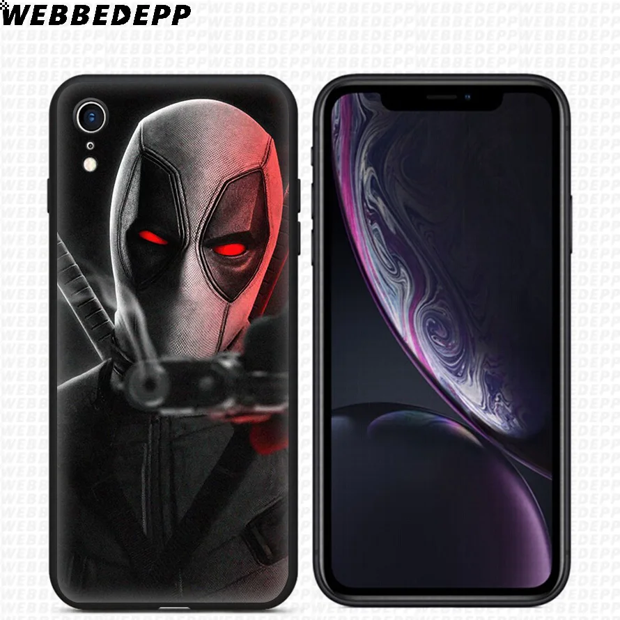 WEBBEDEPP Deadpool Dead Pool классный Мягкий силиконовый чехол для iPhone 11 Pro Xr Xs Max X или 10 8 7 6 6S Plus