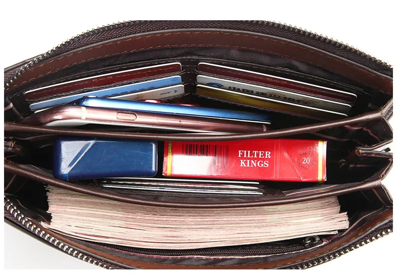 FEIDIKABOLO, известный бренд, мужской кошелек, клатч, кошелек для мужчин, кожаный кошелек, мужской клатч, повседневный стиль, длинная сумка для денег, черный, коричневый