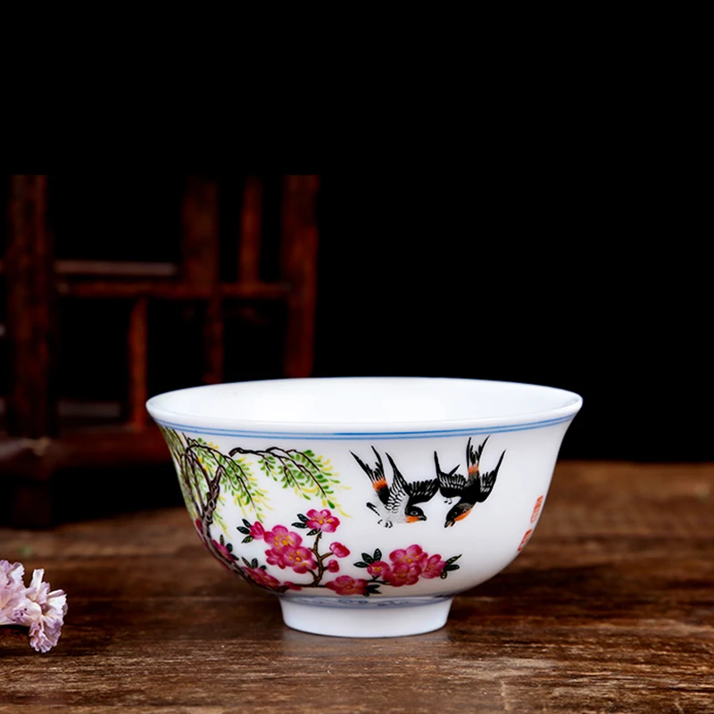 Изысканная коллекция 60 мл Цзиндэчжэнь керамическая чайная чашка из фарфора