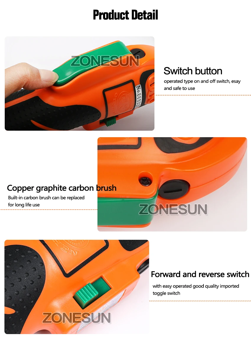 ZONESUN ручной отвертка OS600 электрическая отвертка 3,0-40kgf. cm Крутящий момент драйвер, руководство отвертки 220V