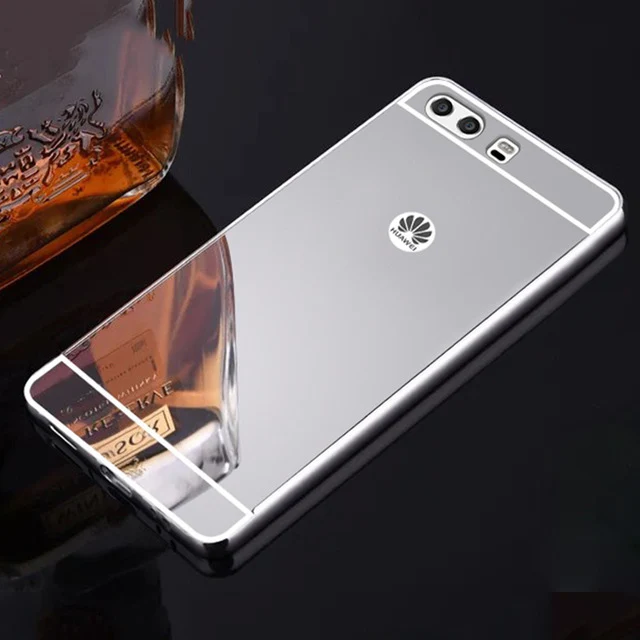 Мягкий чехол для сотового телефона huawei P8 P9 P10 P20 Pro Lite Plus Honor 8 9 10 Play Mate 2017 зеркальный