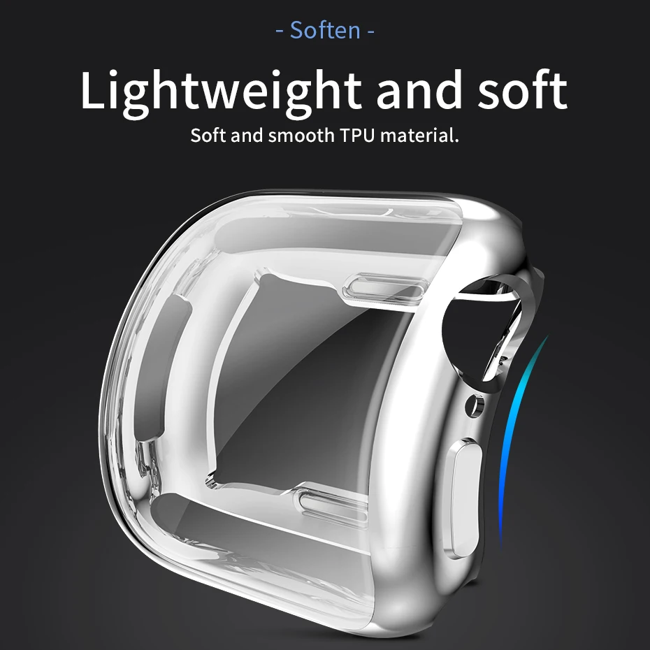 HOCO Ультра тонкий экран ТПУ Защитный чехол Оболочка 40мм 44мм Для Apple Watch iWatch Series 5 4