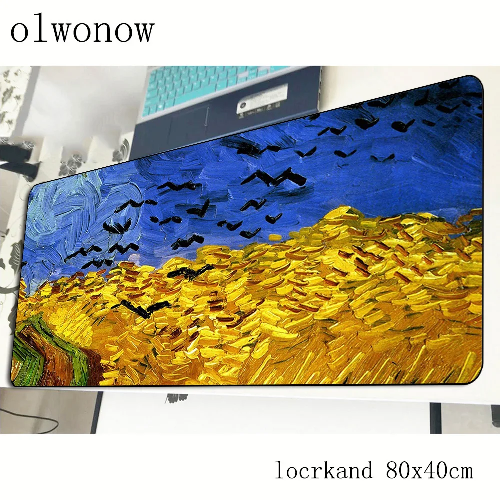Коврик для мыши van gogh 80x40 см красивые коврики лучший игровой коврик