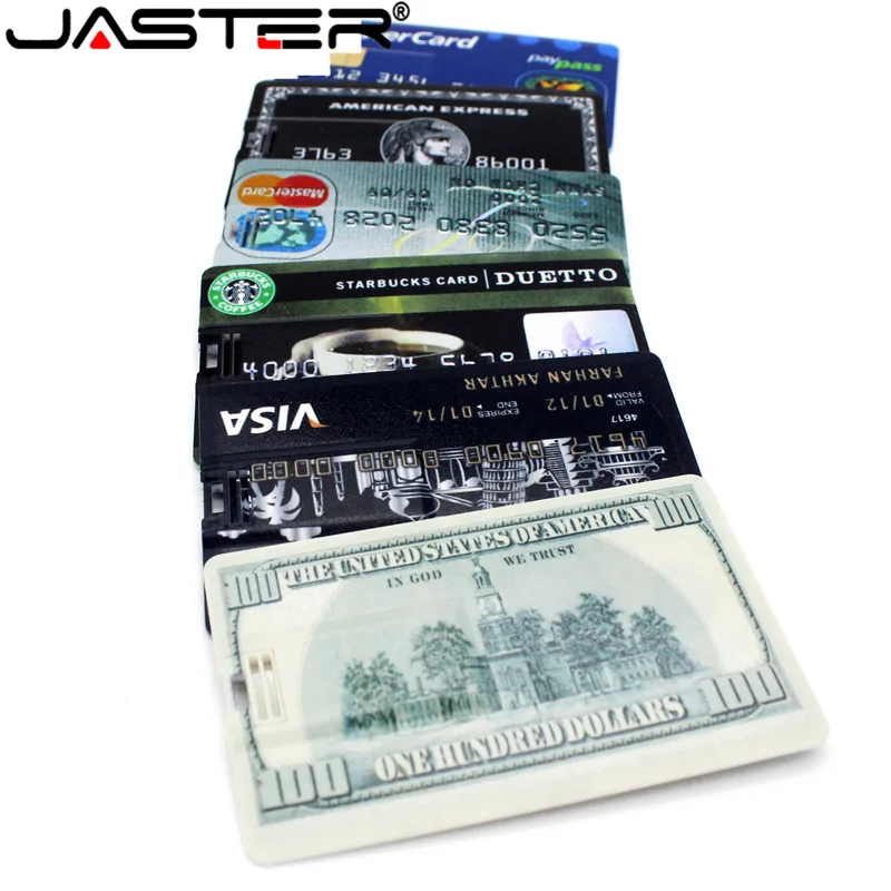 JASTER мультфильм флэш накопитель с usb интерфейсом банк карта 4G/8G/16G/ 32G 2 0 креативная