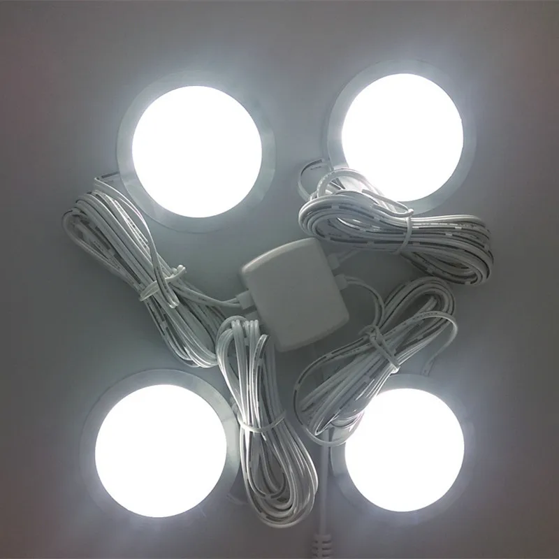 4 шт. светодиодные лампы для кухонного шкафа|cabinet light|under cabinet lightkitchen lights |