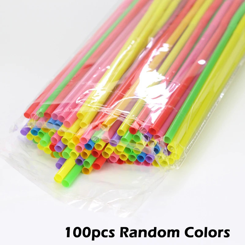 100pcs no bag 100 шт./компл. DIY креативная Складная Art соломенная Еда Класс питьевой соломы PP более изогнутые соломинки для дома Вечерние аксессуары - Цвет: 100pcs no bag