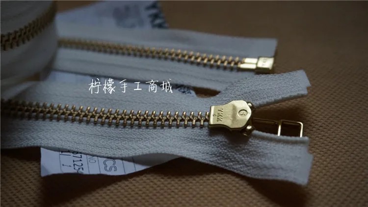 Молния YKK на 5 м металлическом золотом и медном одиночном открытом 50 100 см планка