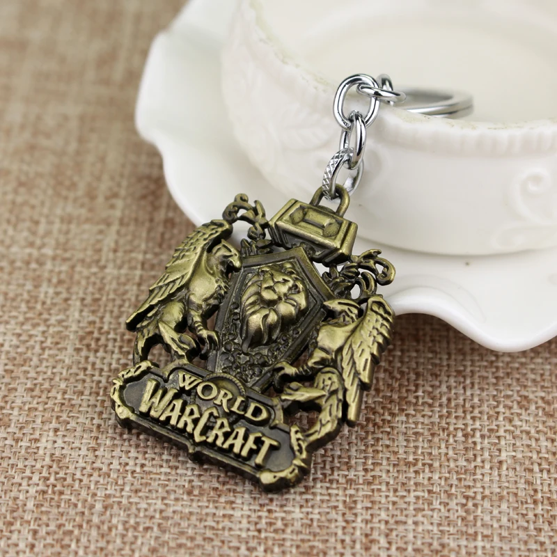 Игровой держатель для ключей World Of Warcraft The Alliance автомобильный брелок из сплава с