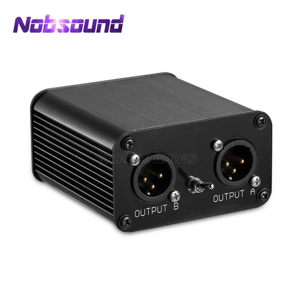 Nobsound HiFi стерео пассивный аудио трансформатор односторонний RCA к XLR/XLR к RCA Вдохновленный JENSEN