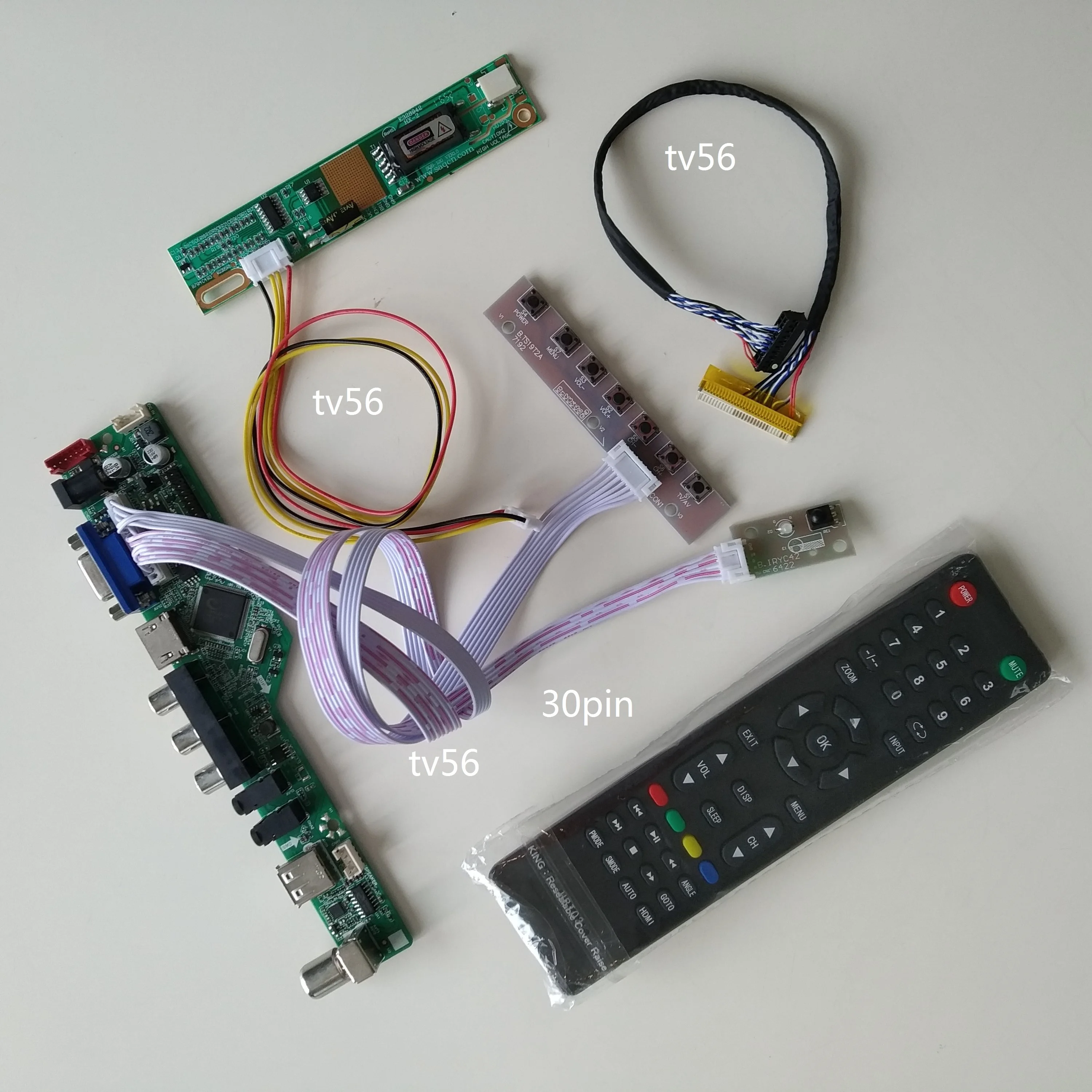 

ТВ AV аудио USB VGA ЖК светодиодный контроллер плата дисплей для LP171WP4(TL)(N1) 1440X900 17,1 "карта кабель панель монитор