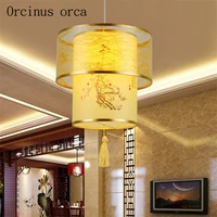 chinese classical sheepskin small pendant antique decorative lantern lantern restaurant corridor tea lights