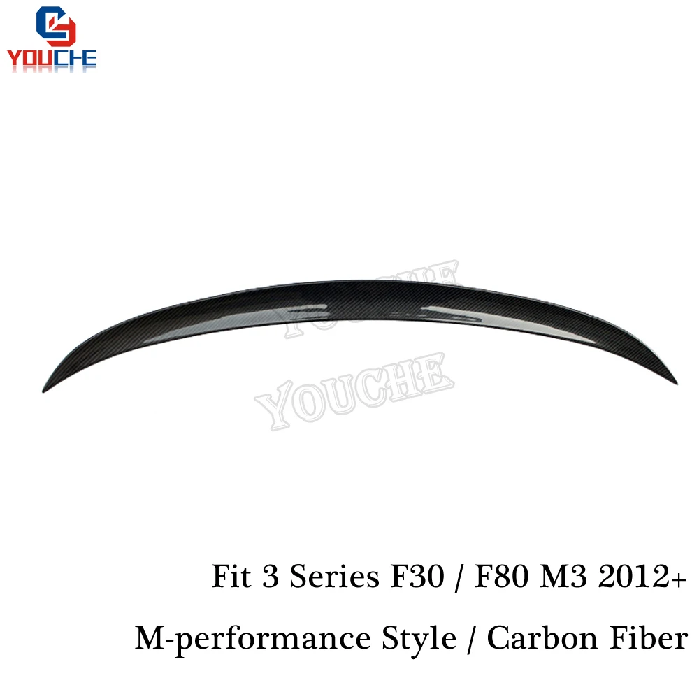 Задний спойлер F30 M performance Style крыло из углеродного волокна для BMW M3 F80 3 Series Sedan 2012 +