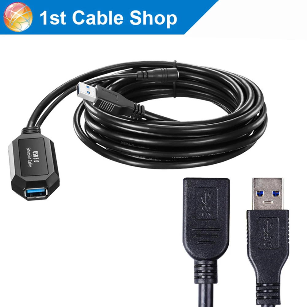 Кабель-удлинитель USB 3,0, 3 м, 5 м, 10 м, 0,3 м, USB 3,0 А, папа-мама для ПК, ноутбука