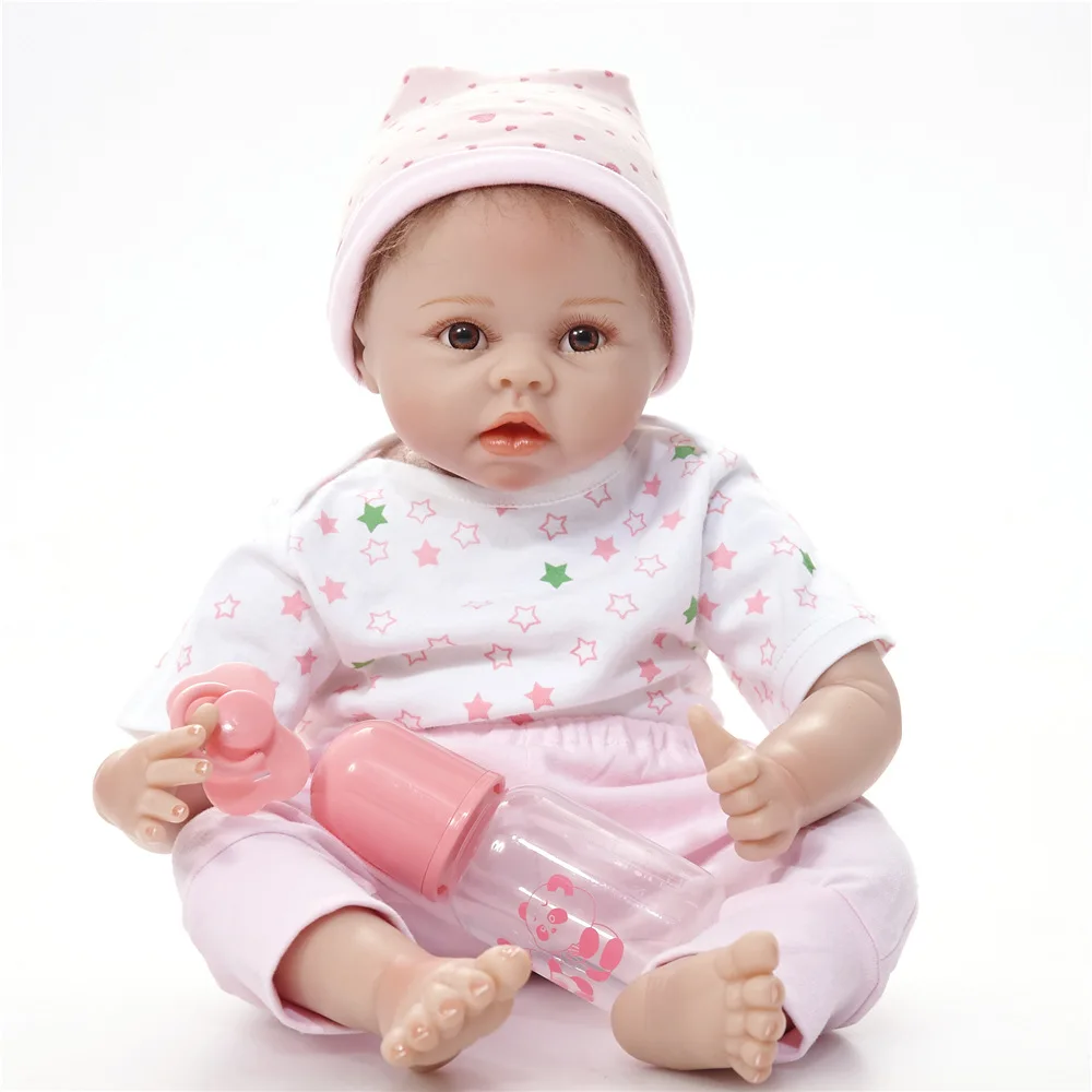 55 см силиконовая кукла Reborn мягкая ткань игрушки для тела реалистичные куклы Bebe
