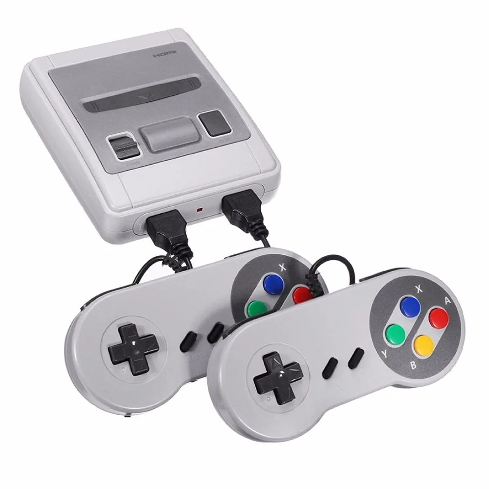Супер мини HDMI семейный ТВ 8 бит SNES Видео игровая консоль Ретро Классический HD