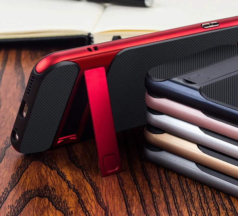 CAPSSICUM чехол с подставкой для iPhone 6 6s Plus PC силиконовый гибкий тонкий гелевый Чехол с подставкой для iPhone 6plus 6s Plus