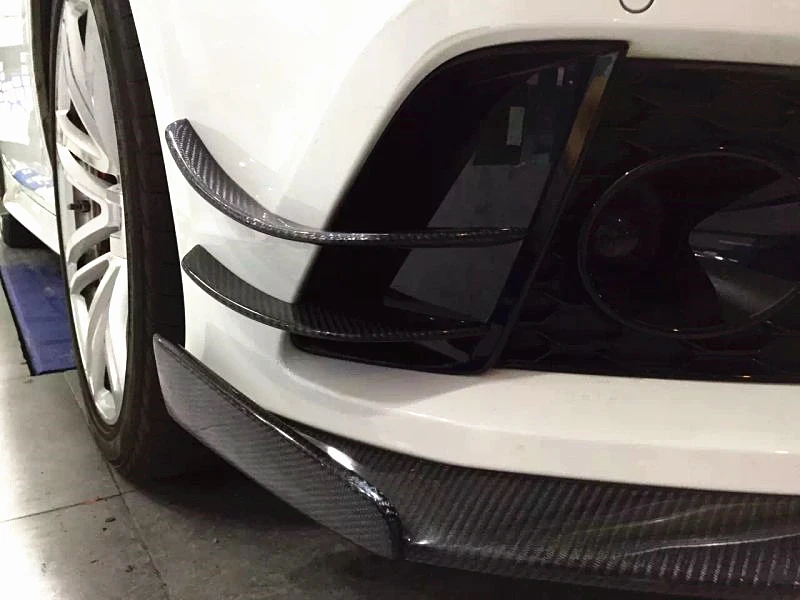 RS7 CANARDS WINGLETS--ABT STYLE из углеродного волокна [4 шт./компл.] для AUDI NICE FITMENT &amp FITMENT! |