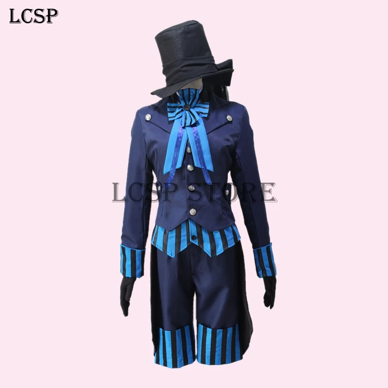 LCSP книга Kuroshitsuji Of the Atlantic Sky Phantomhive Косплей Костюм японское аниме черный Батлер