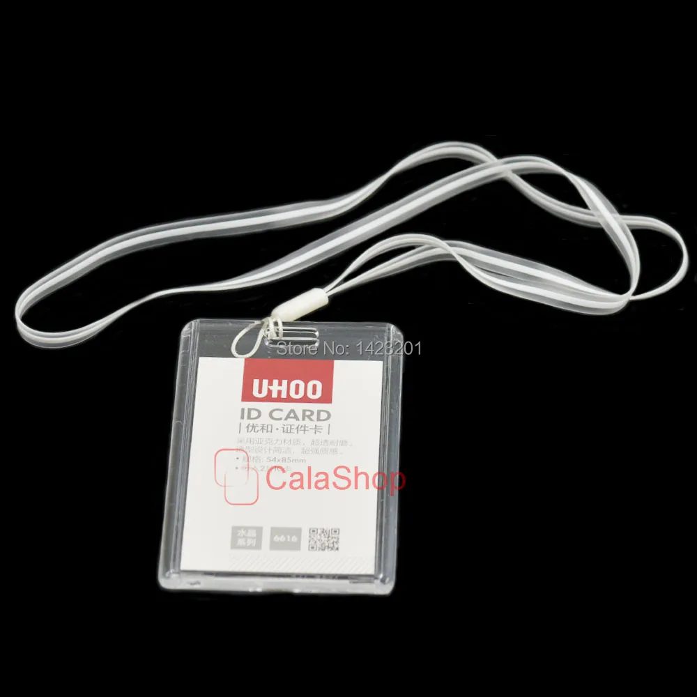 Акриловый держатель для удостоверения личности 6 шт./лот цвет в ассортименте | Дом