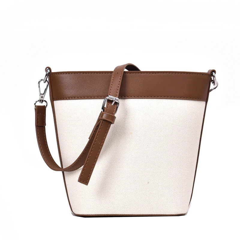 Advanced sense bag female 2019 new style 100-lap Korean version collision color bucket simple and oblique shoulder | Багаж и сумки
