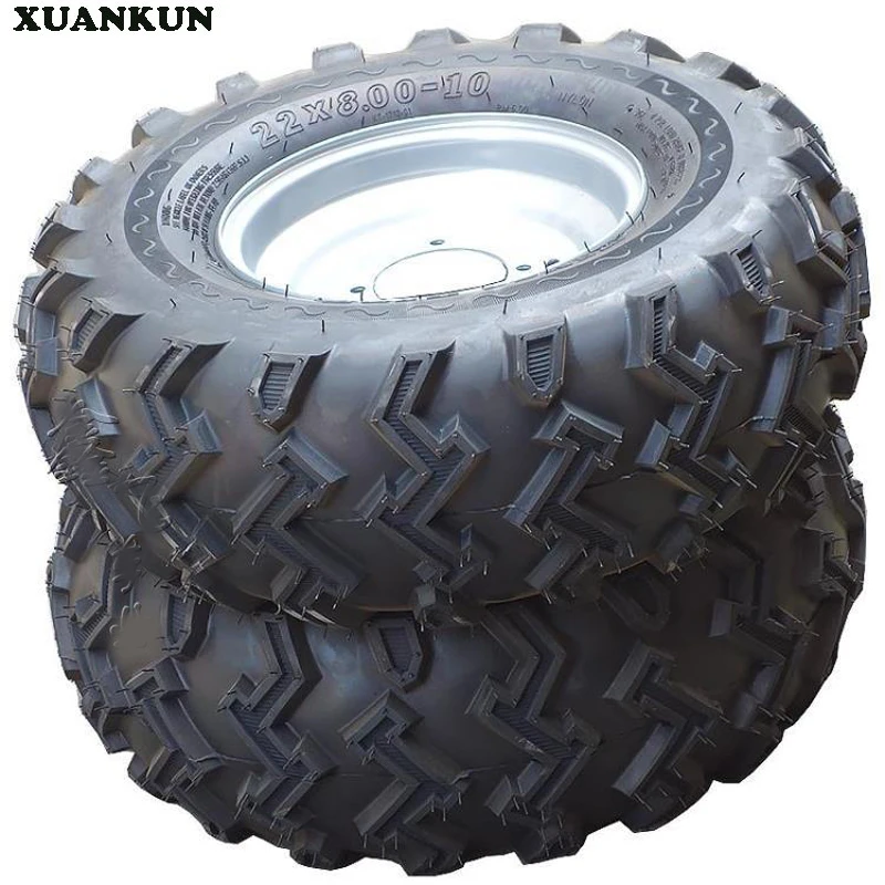 XUANKUN Karting ATV 22X8 10 после 22X11 дюймов W образец вакуумного колеса в сборе|tyres atv|atv tire
